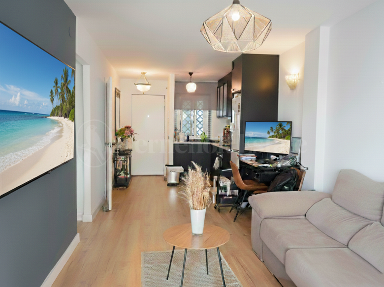 Bright south facing, recently renovated two bedroom apartment located in the beachside community of Artola Baja, Marbella