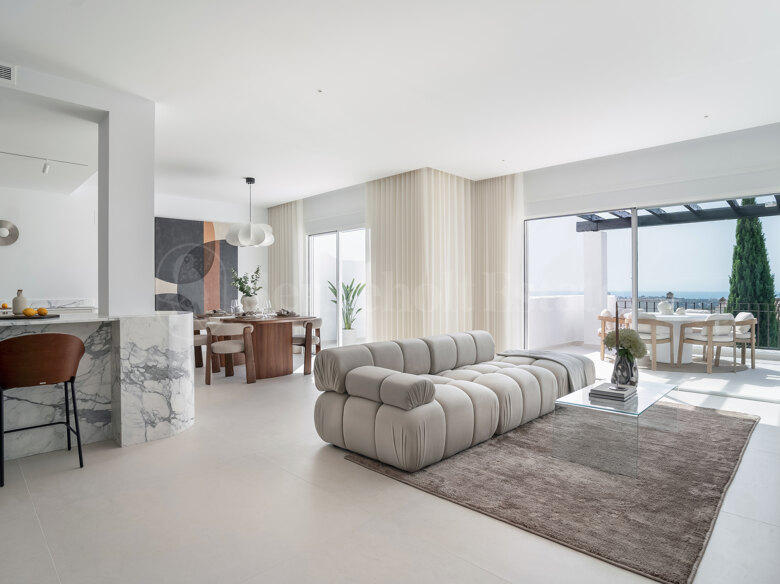 Zweistöckiges Penthouse zu verkaufen in La Quinta Village, Nueva Andalucia