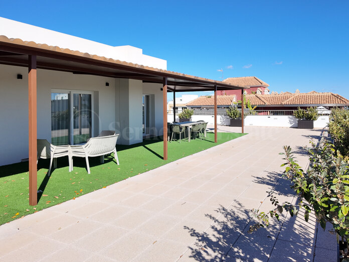 Modern takvåning med stor privat terrass i La Regia, Orihuela Costa