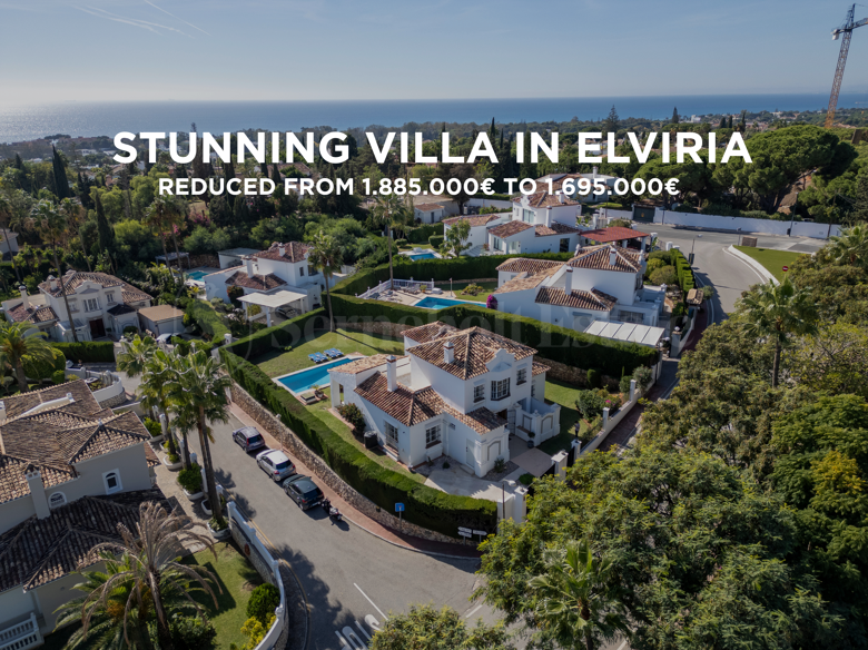 Exclusive Andalusian villa in the heart of Elviria – a home where sunshine, greenery and Mediterranean magic come together.