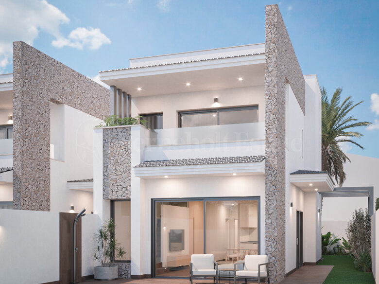 Modern parhusvilla med privat pool i San Pedro del Pinatar