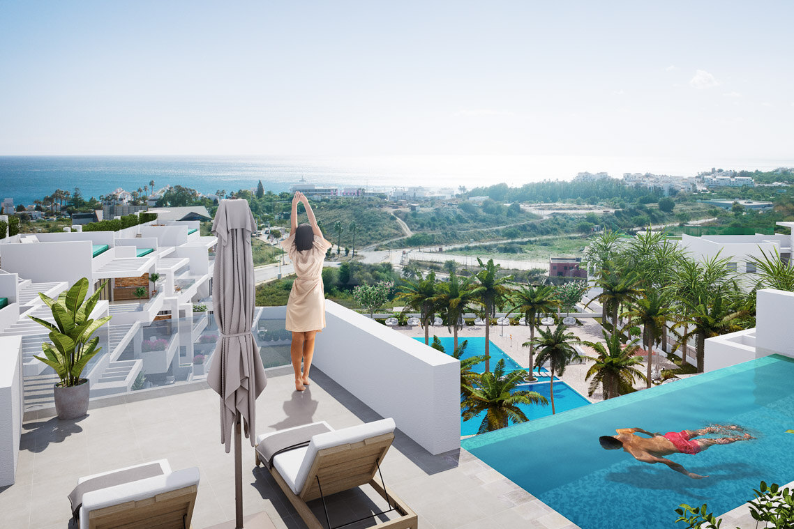 Apartment for sale in Estepona West, Estepona view