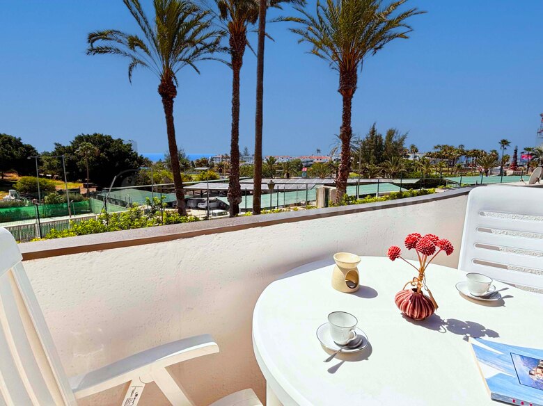 Charming Apartment with Sunny Terrace and Sea Views in San Agustín.