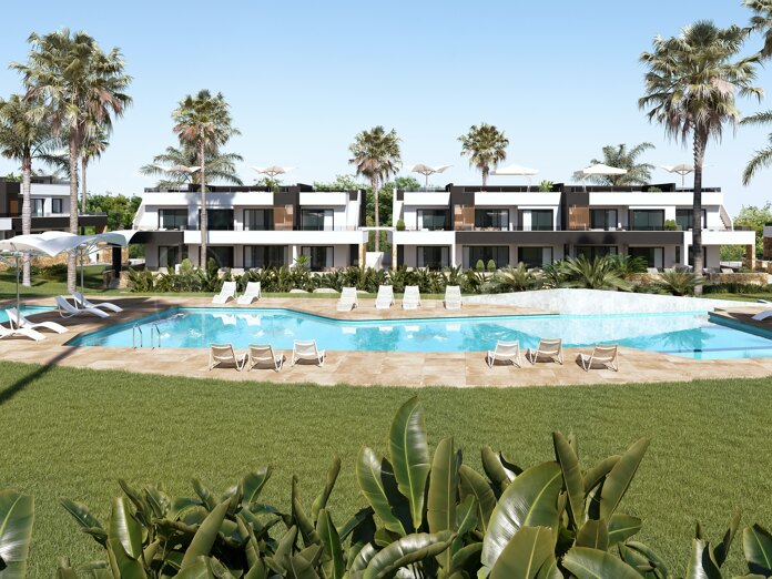 Modern Top-Floor Apartment with Lake Views and Large Solarium in Ciudad Quesada.