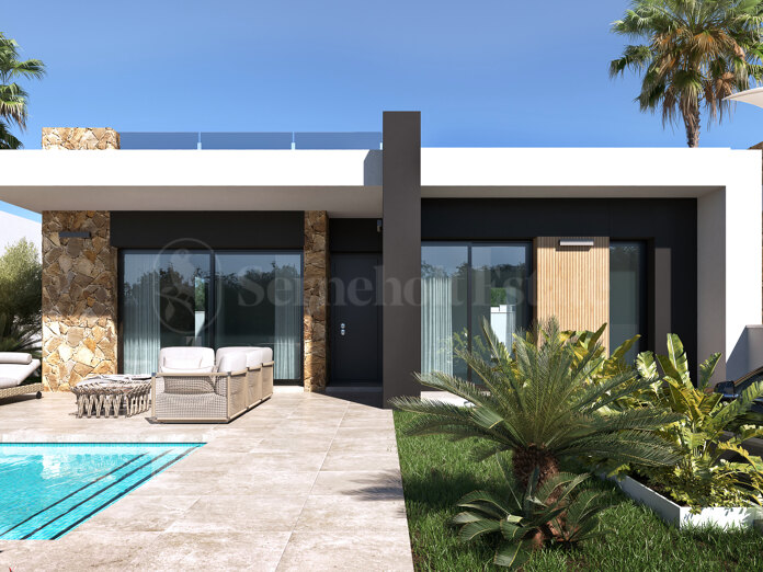 Helt ny villa med sydläge, privat pool, solarium och moderna komfortfunktioner i Ciudad Quesada.