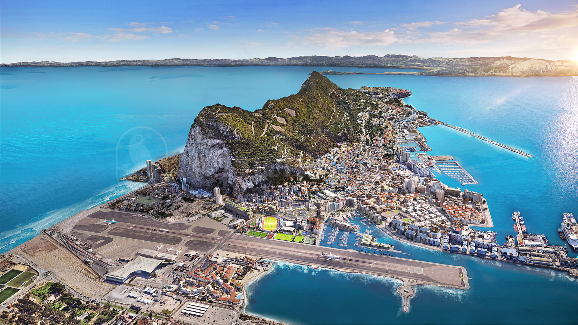 Apartment for sale in Gibraltar Ocean Village, Gibraltar view