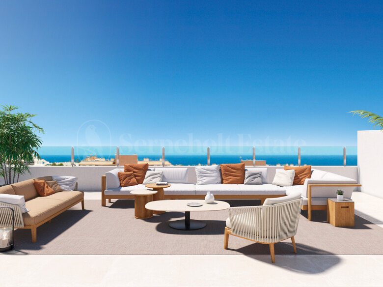 Luxury 3-Bedroom Penthouse with Private Rooftop Solarium Near La Mata Beach