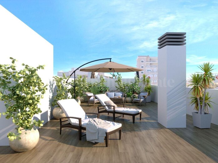 Helt ny lägenhet med takpool och gym i Torrevieja