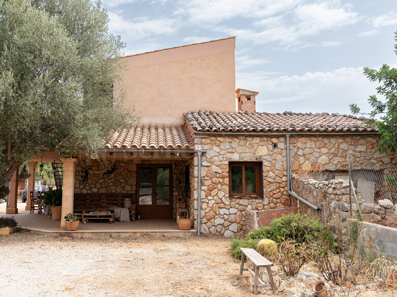 Finca rústica con vistas de la Serra Tramuntana