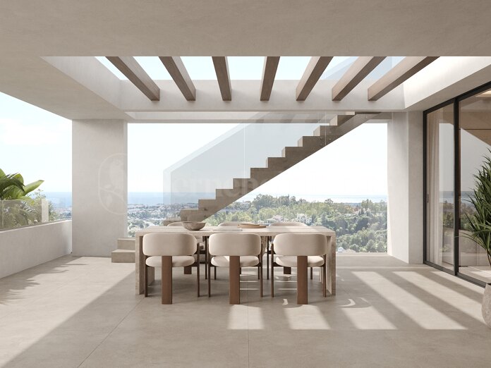 Ático dúplex Skyline con solárium panorámico en Almina Residences
