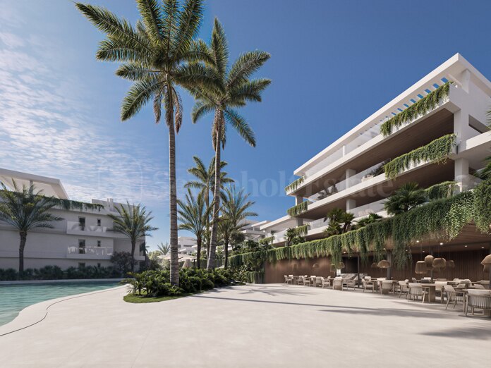 Apartamento de Lujo con Jardín de 2 Dormitorios en Almina Residences, Nueva Milla de Oro
