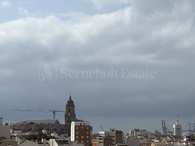 Fantastisk lägenhet i hjärtat av Malaga med spektakulär panoramautsikt