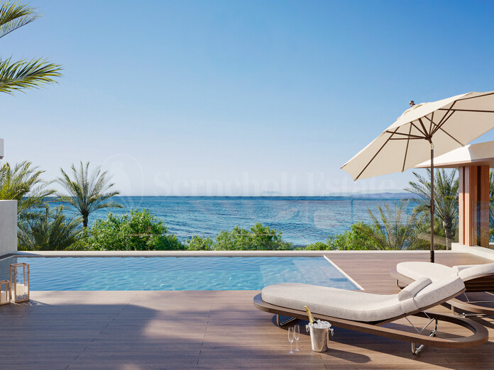 Exclusiva Villa Frente al Mar con Terrazas Panorámicas y Espacios de Bienestar