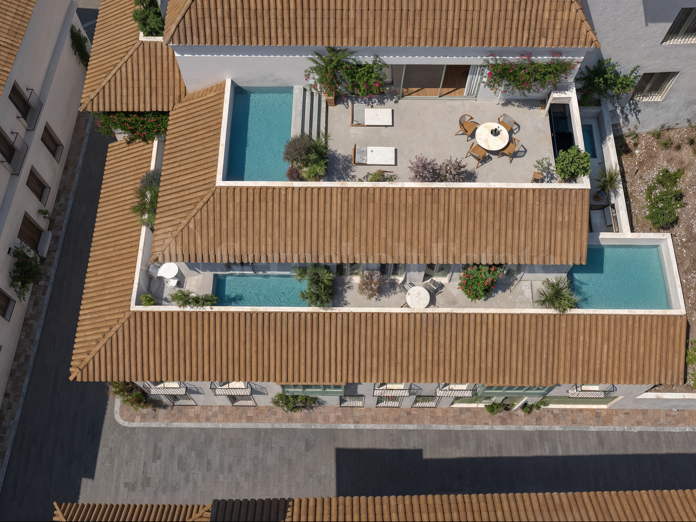 Neubau: Erdgeschosswohnung mit 1 Schlafzimmer in der Altstadt von Estepona
