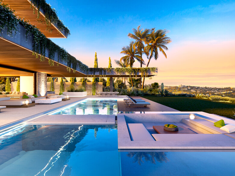 Elegant Villa med Panoramautsikt i en Helt Ny Utveckling