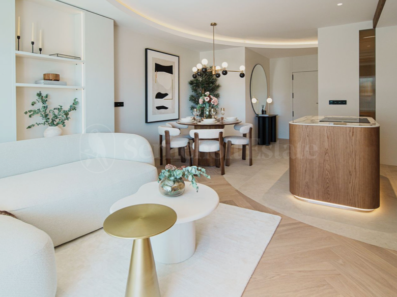 Elegant 3-rumslägenhet med havsutsikt på Marbellas exklusiva Golden Mile