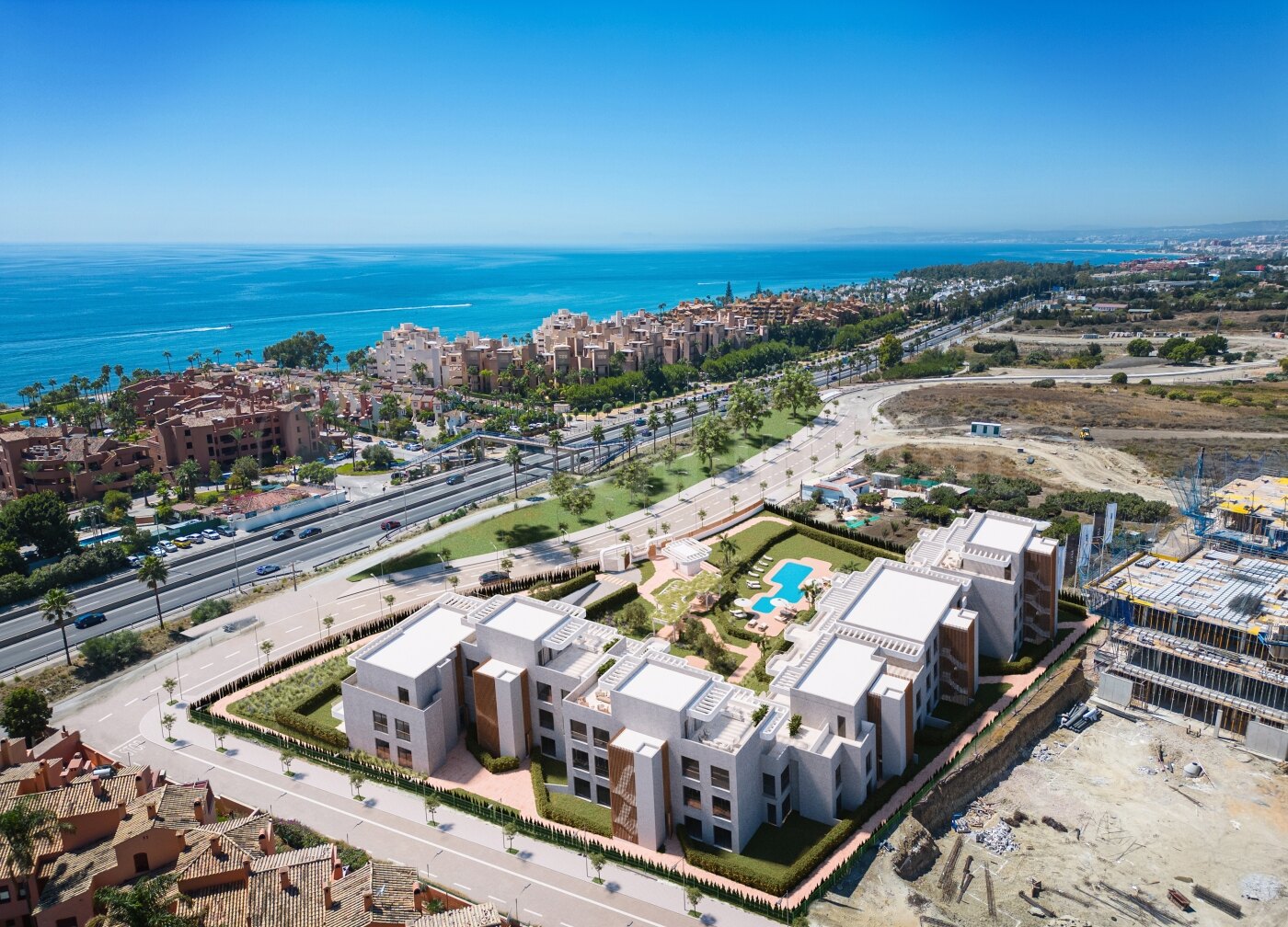 Apartment for sale in Estepona East, Estepona view
