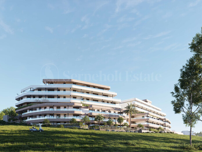 Ny utveckling, Estepona, helt nya lägenheter, pool, trädgård, golf