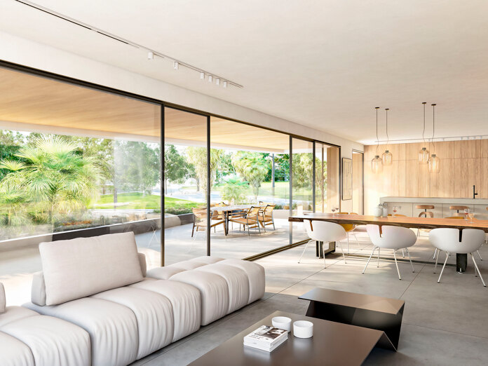 Ático Dúplex Moderno de 3 Dormitorios con Piscina Privada en la Azotea en Palm Residences