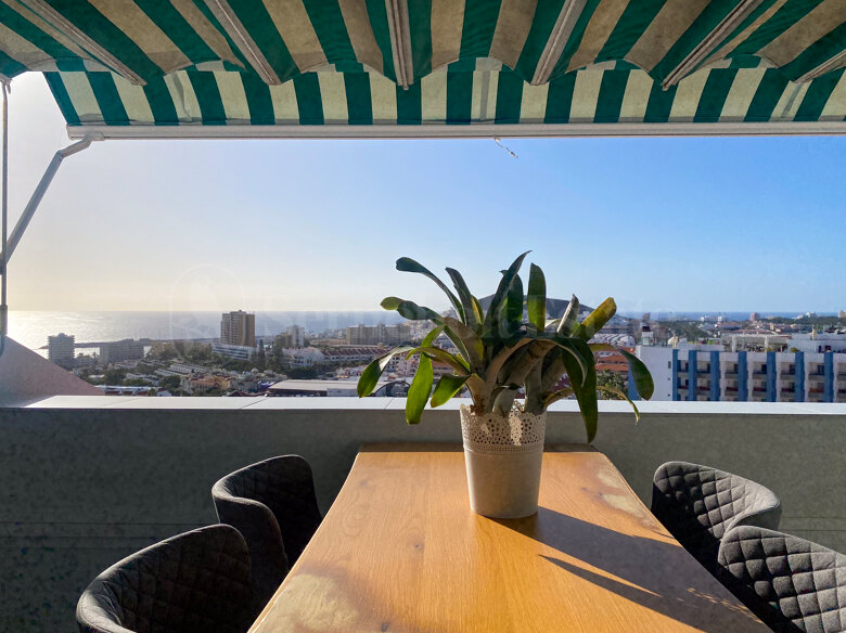 Modern Duplex with Sea Views in Popular Los Cristianos