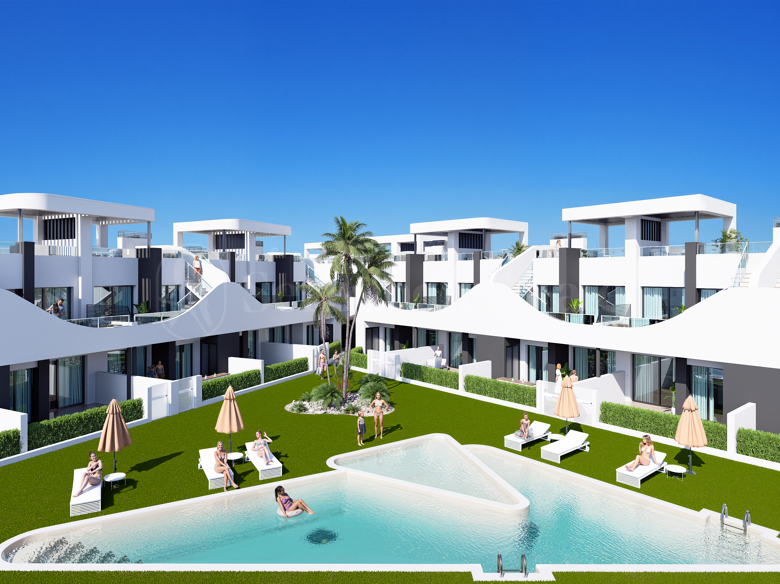 Vivienda moderna en complejo de lujo