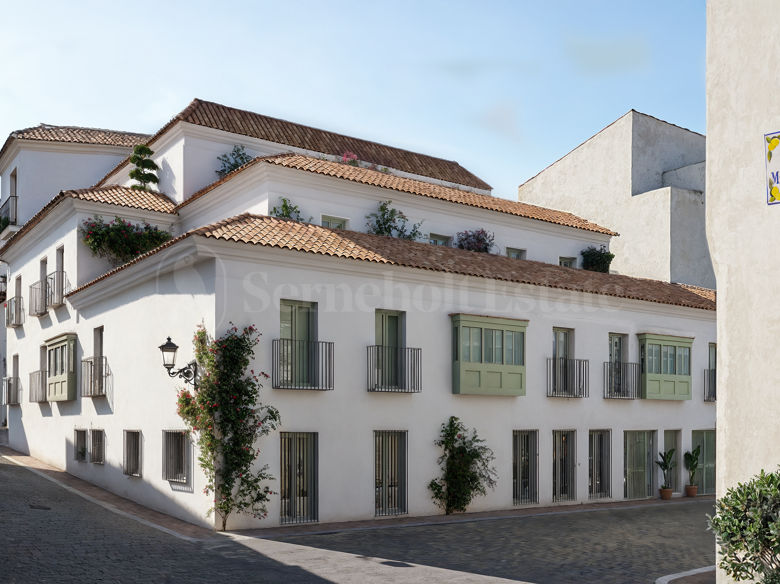 Ny utveckling, Estepona, Gamla stan, nytt projekt, lägenheter