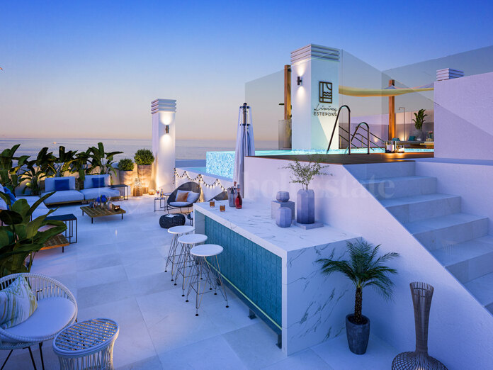 Nuevo proyecto de apartamentos junto a la playa en el centro de Estepona.