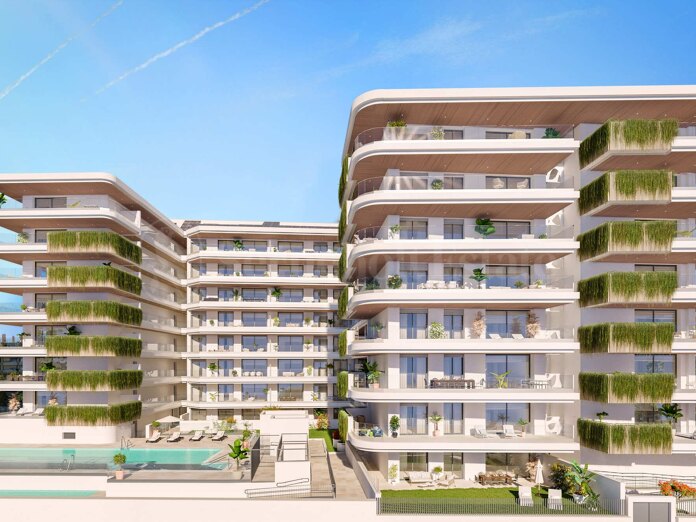 Exclusive complex with 116 apartments in a prime location, only a stride away from the beach