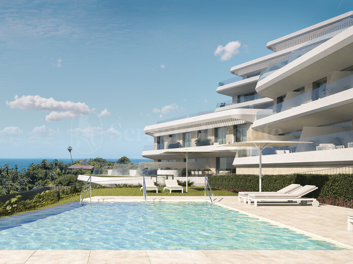 Nuevo proyecto, obra nueva, Estepona, Nueva Milla de Oro, apartamentos, áticos, piscina, golf