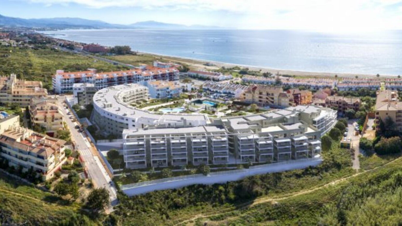 Un proyecto impresionante a sólo unos triples saltos de la playa.