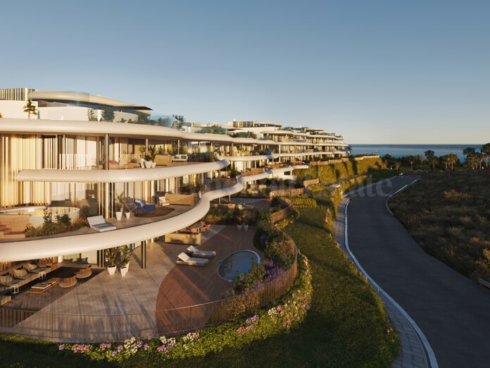 Exklusiva Lyxlägenheter i en Nyproduktion med Panoramautsikt över Havet i Benahavís