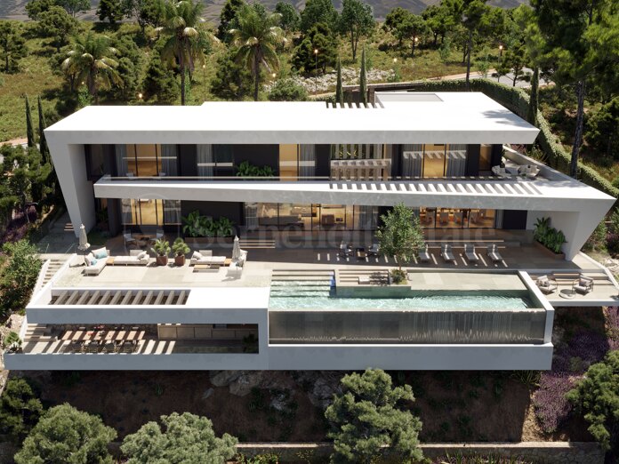 Estepona, proyecto, nuevo promoción, 6 villas, lujo, lujo, selwo, la resina, golf.