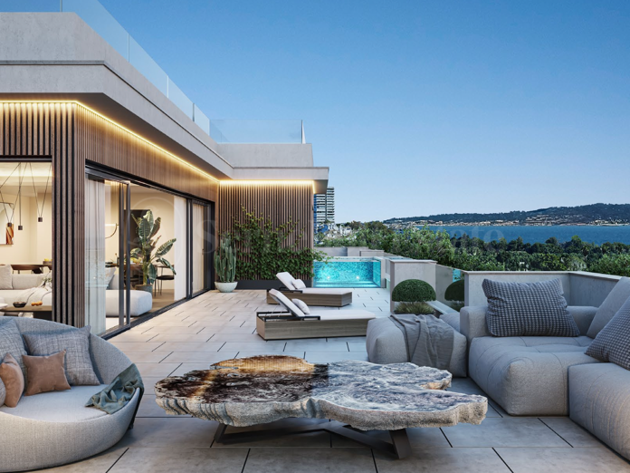 GS Royal River es un exclusivo proyecto residencial de obra nueva compuesto por 16 viviendas de 2 y 3 dormitorios