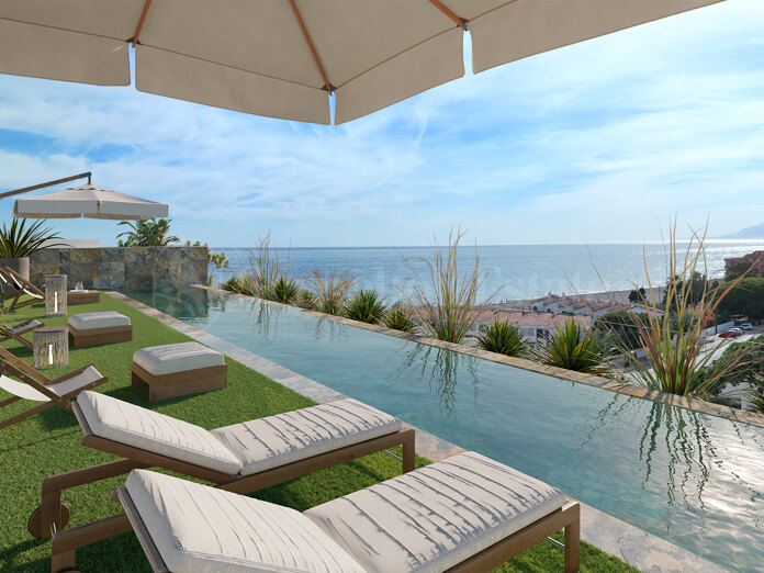 Modern Living Steps from the Shore just 15 min by car from Malaga