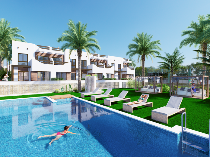 Marquesado De Molins – Apartamentos de obra nueva en planta baja y última planta en Torre de la Horadada