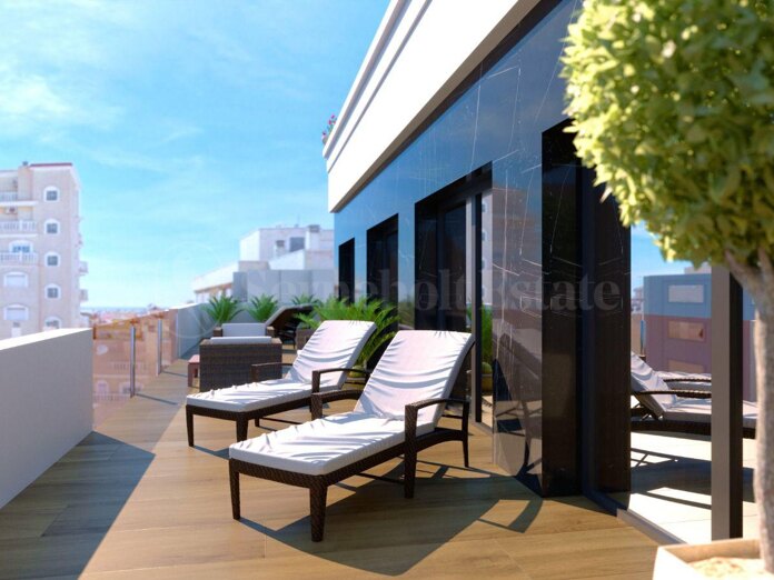 Nuevo desarrollo exclusivo con piscina climatizada y solárium en la azotea