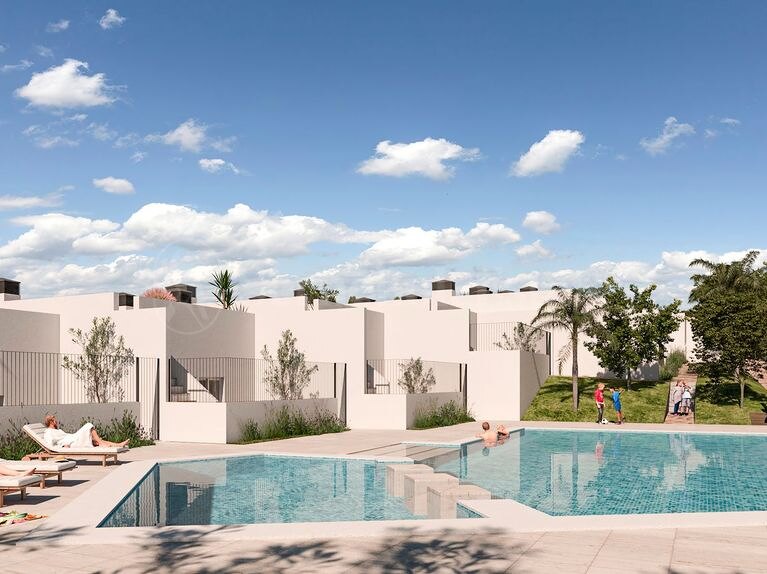 Modern Duplex with Rooftop Solarium in a Private Residential Community