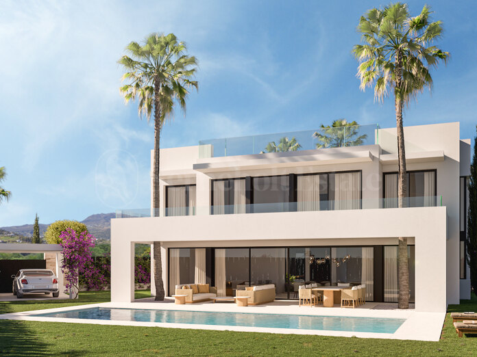 Villa, new development, pool, golf, Estepona, New Golden Mile.