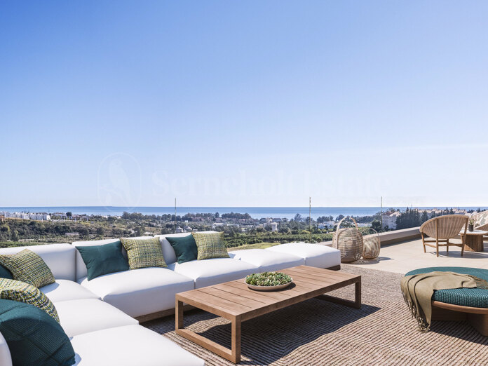 Zweistöckiges Penthouse zu verkaufen in La Resina Golf, Estepona Ost