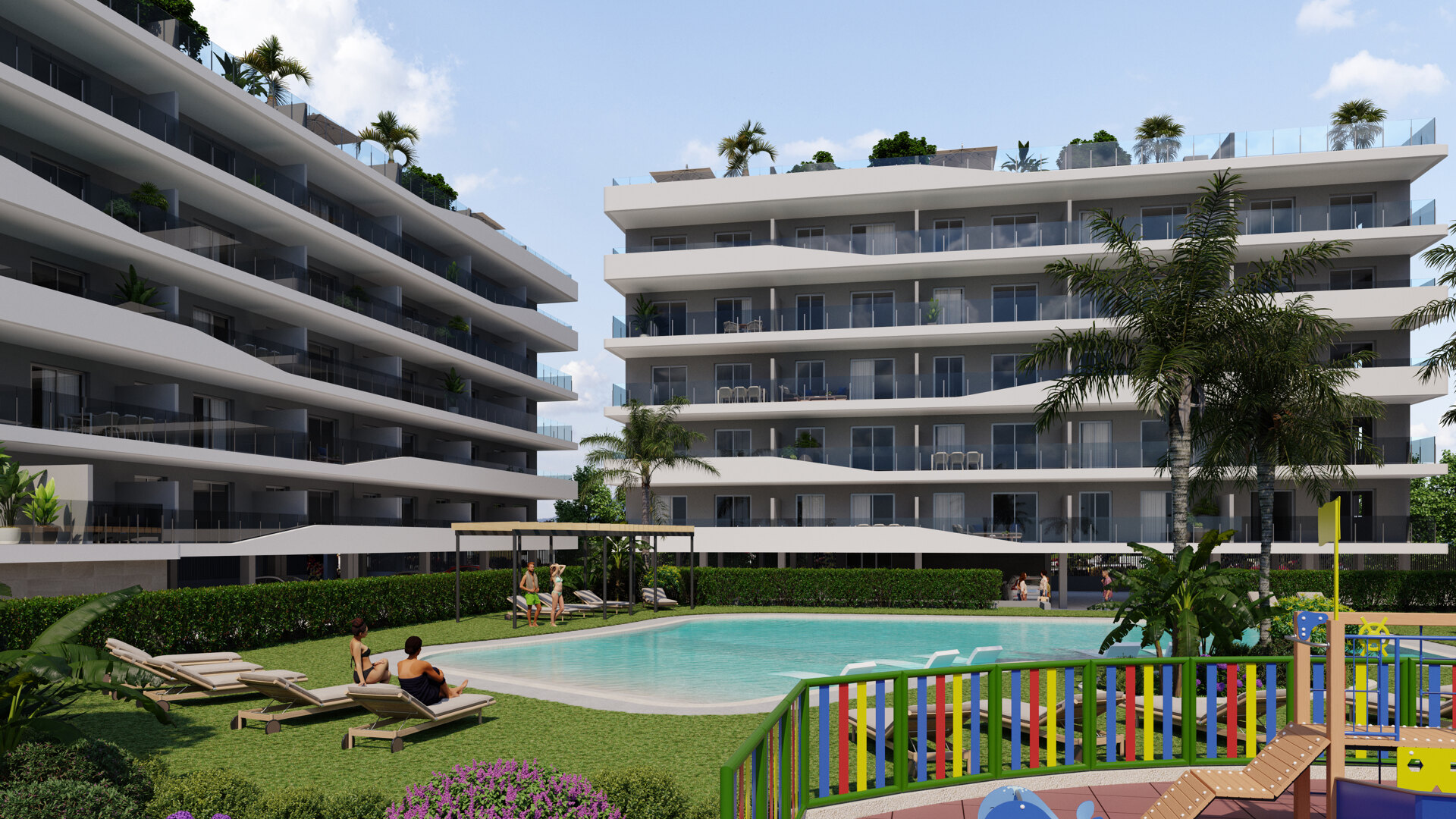 New development close to the beach in Santa Pola