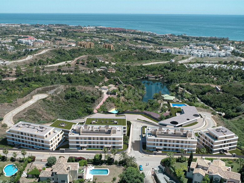 Nuevo proyecto, nuevo desarrollo, Estepona, Nueva Milla de Oro, apartamentos, áticos, piscina, golf