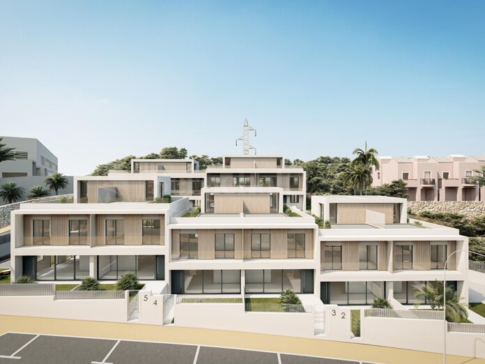 Radhus med 4 sovrum, 117 m² utomhusyta och privat takpool