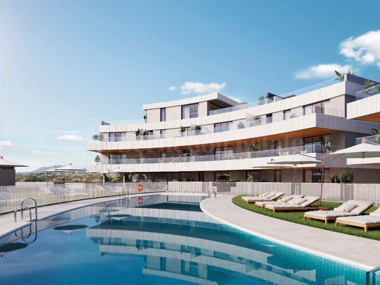 Obra nueva, Estepona, nuevo proyecto, promoción, Selwo, apartamentos 2, 3 dormitorios, Nueva Milla de Oro.