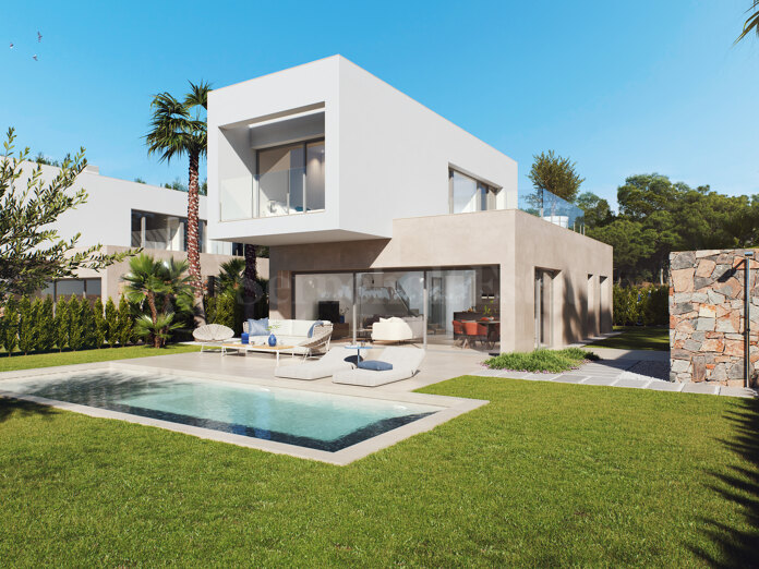 Lyxig nybyggd villa Alondra i Las Colinas Golf, Orihuela