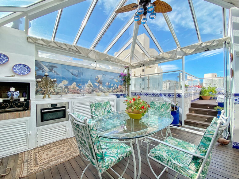 Unique Duplex Penthouse with Panoramic Views in the Heart of Marbella