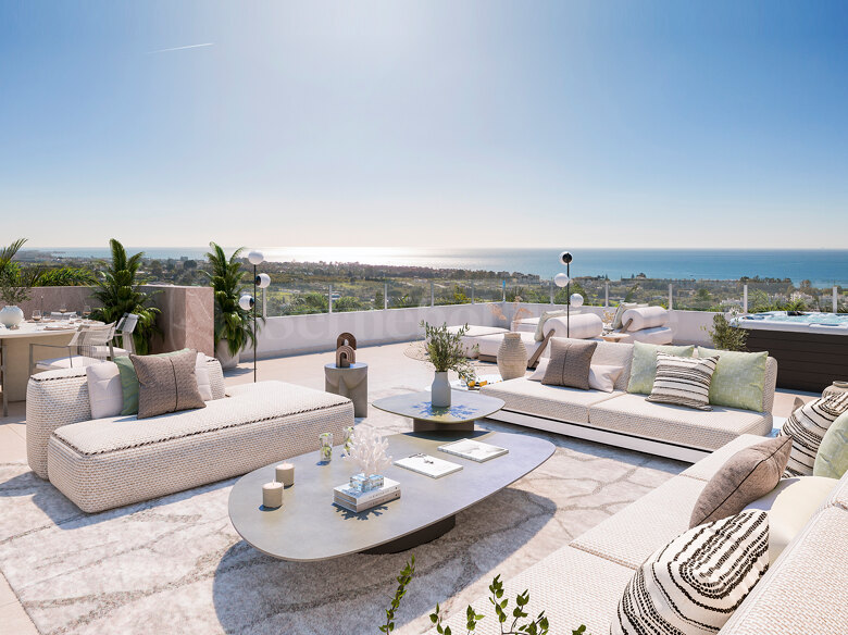 Sky Villa Living with 187 m² of Outdoor Space and Panoramic Sea Views