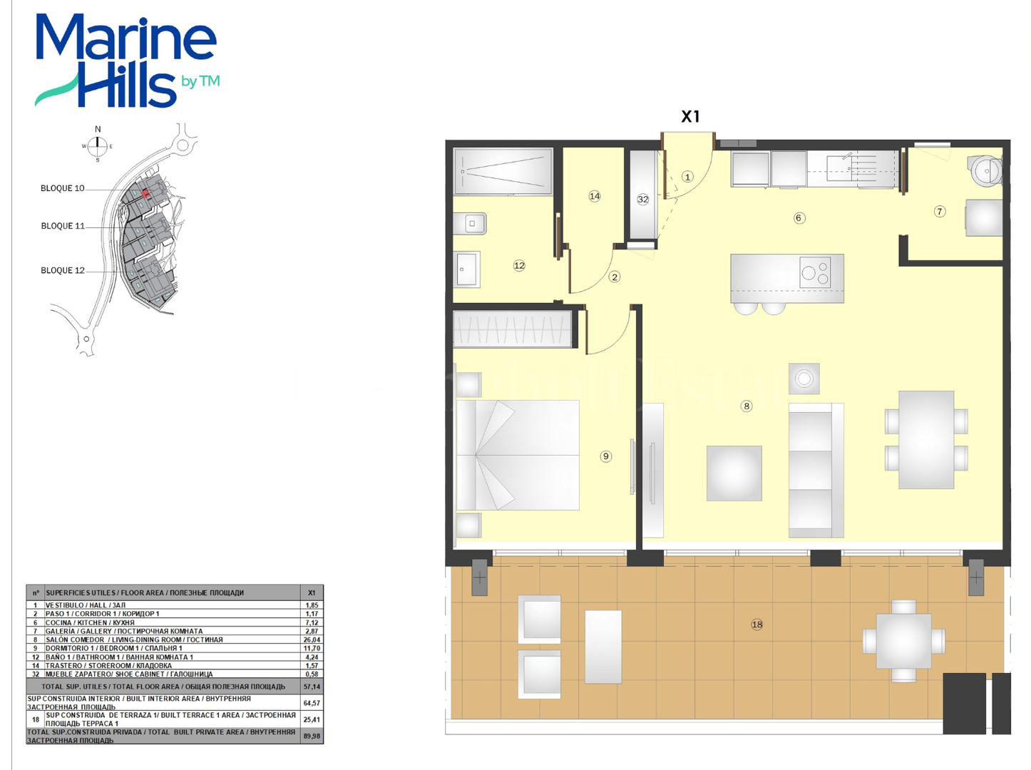 Apartment for sale in Estepona East, Estepona view