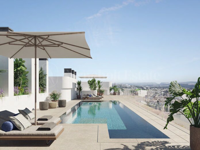 Neue Entwicklung, brandneue Wohnungen, Estepona, Pool, Zentrum, Strand, neues Projekt.