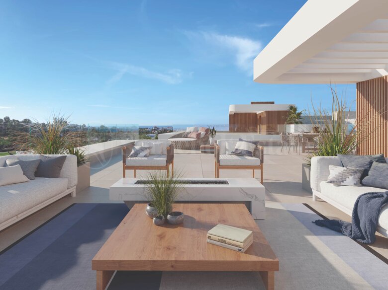 Nuevo desarrollo, Nueva marca, 4 dormitorios casas semi-conjuntas, golf, El Paraíso, El Campanario, Atalaya.