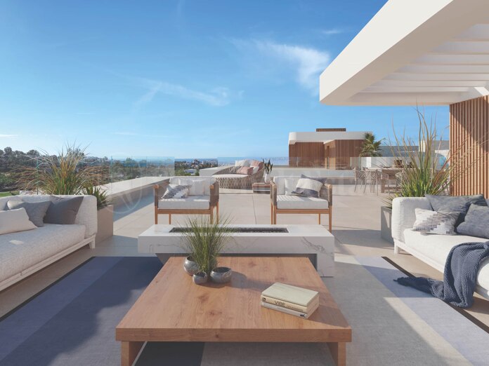 New development, Brand new, 4 bedroom semi-detached homes, golf, El Paraíso, El Campanario, Atalaya.